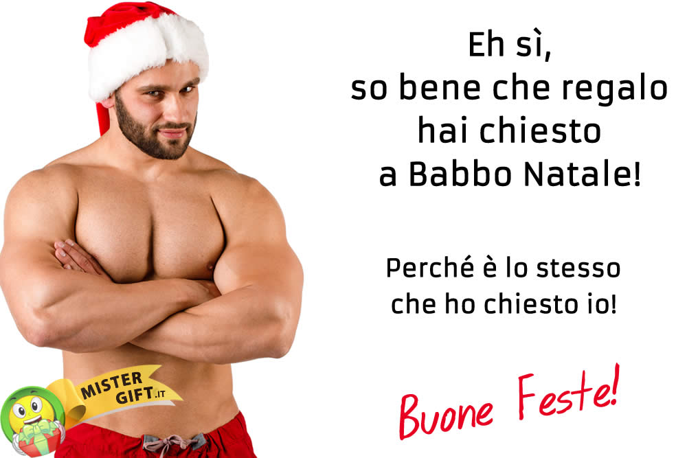 Buone Feste - Babbo Natale Muscoloso
