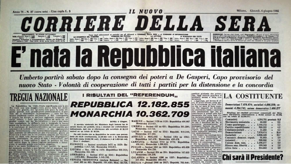 Giornale Referendum Istituzionale