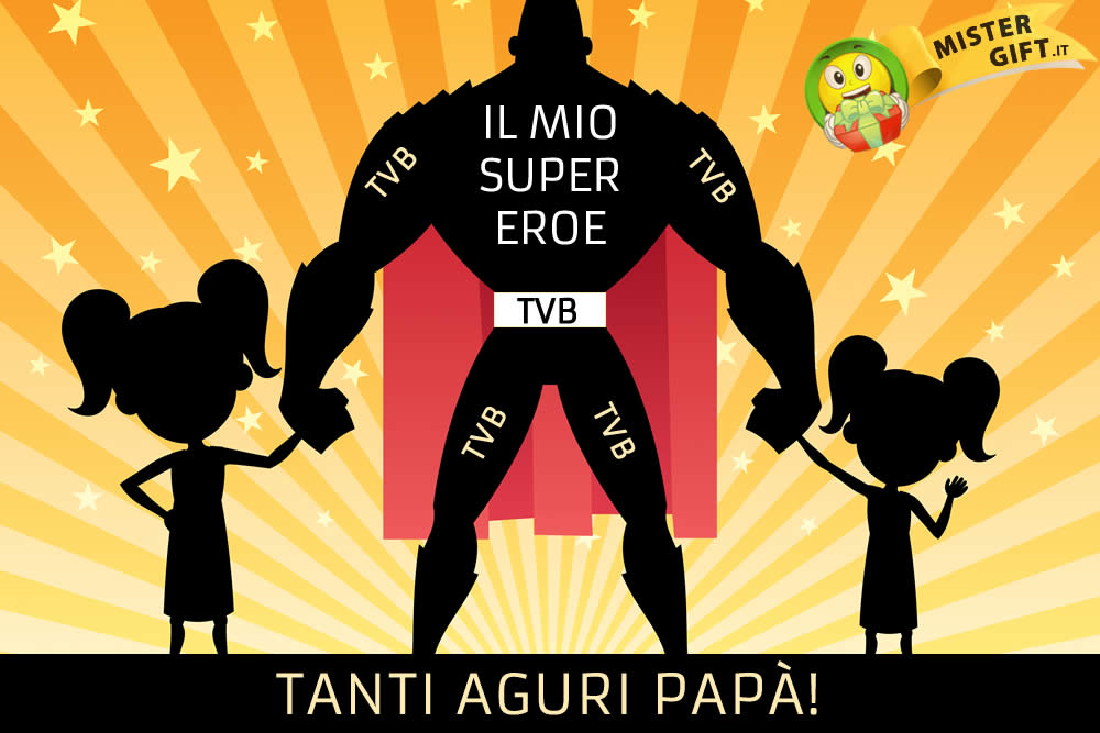 Immagine Festa del Papà - Auguri Papà Supereroe