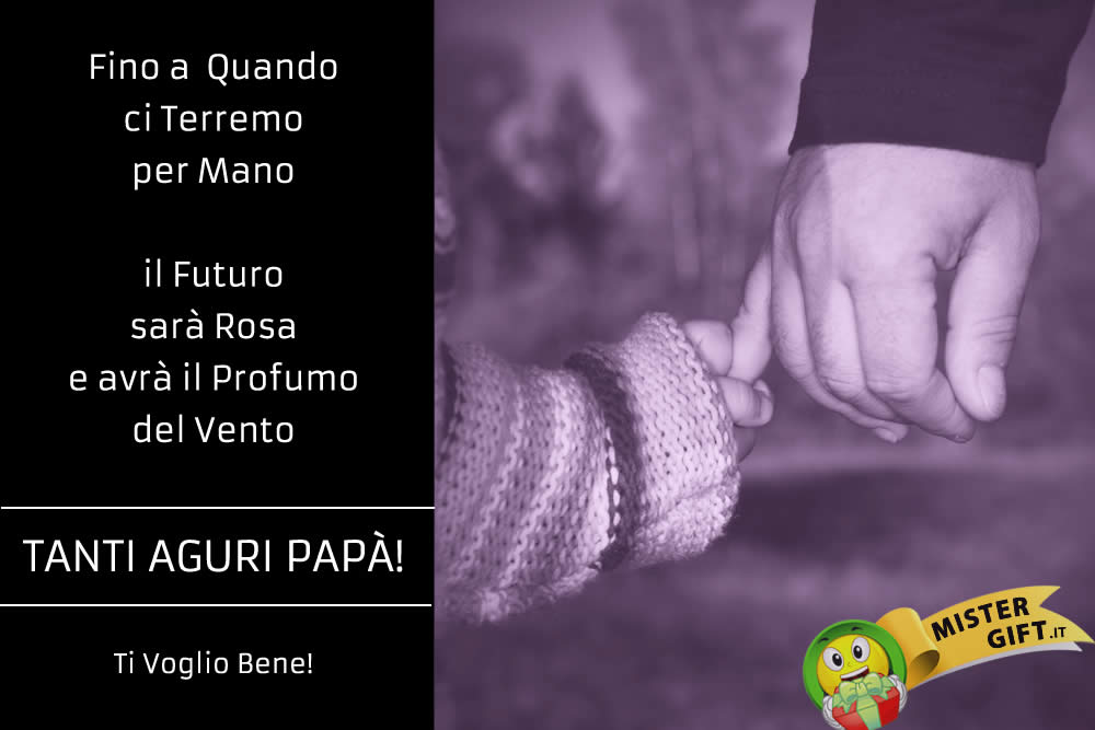 Immagine Festa del Papà - Papà Mano Mani Bambina