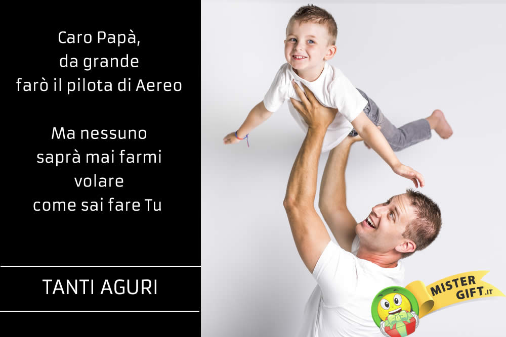 Immagine Festa del Papà - Papà Fa Volare un Bambino